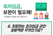 자영업자 10명 9명 “최저임금 정책 보완 필요”