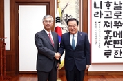 文의장, 추 궈훙 주한중국대사 예방 받아