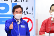 이낙연 "3p 박빙…바닥민심 다르다" vs 주호영 "최소 15p 이상 차이로 이길 것"
