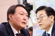 이재명 43.9 vs 윤석열 36...李, 대권 가상대결서 윤석열에 압승