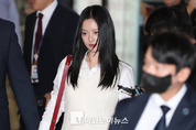 「M포토」 뉴진스 하니, 환노위 국감 출석 위해 국회에