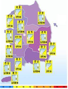 지역별 위험지수