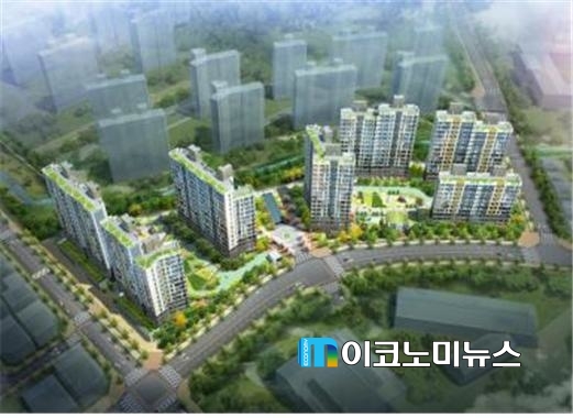 <동탄2신도시 호반베르디움 6차 조감도>