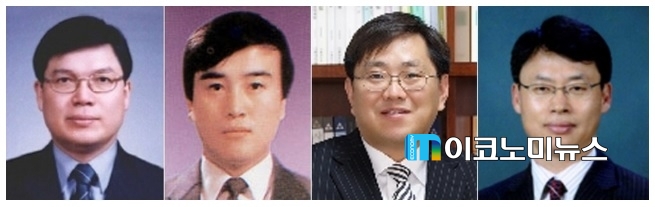(왼쪽부터)박충근 변호사, 이용복 변호사, 양재식 변호사, 이규철 변호사.