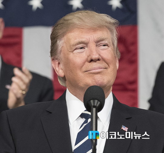 도널드 트럼프 대통령 <사진-백악관 캡처>
