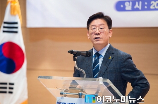 지난 대선 당시 민주당 대통령후보 경선에서의 이재명 성남시장(당시 이재명 캠프 제공)