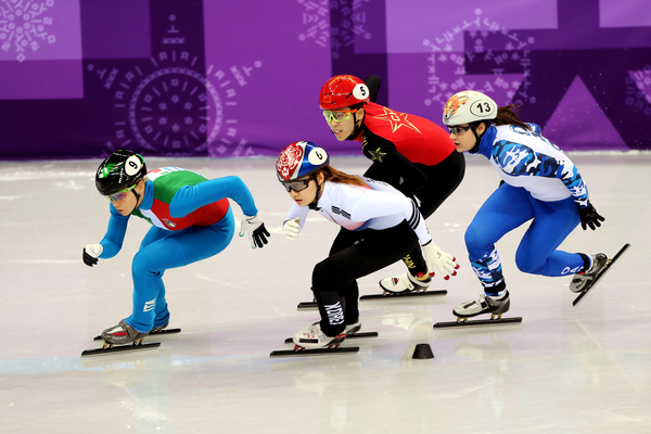 500m 결승에서 최민정(사진: 강원미디어센터)