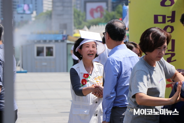 박선영 서울교육감 후보 <사진 : 박종호 기자>