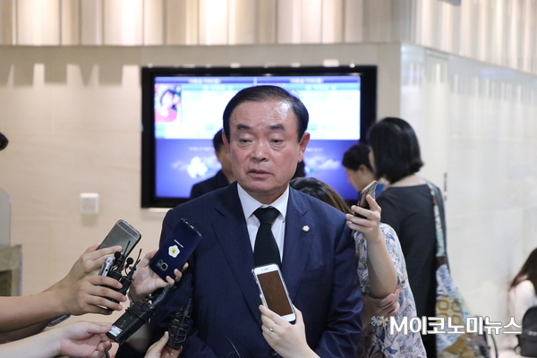 장병완 민주평화당 원내대표 <사진 : 박종호 기자>
