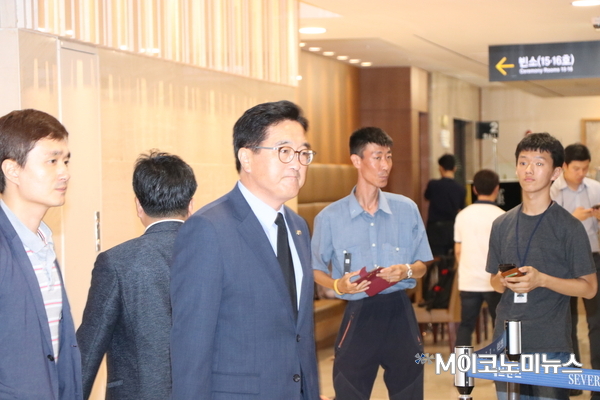우원식 더불어민주당 의원 <사진 : 박종호 기자>
