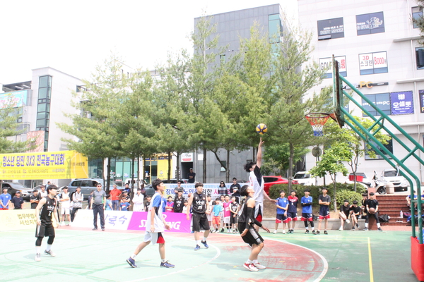 지난 6월1일 당진에서 진행된 '청소년 당진 3X3 전국농구대회'