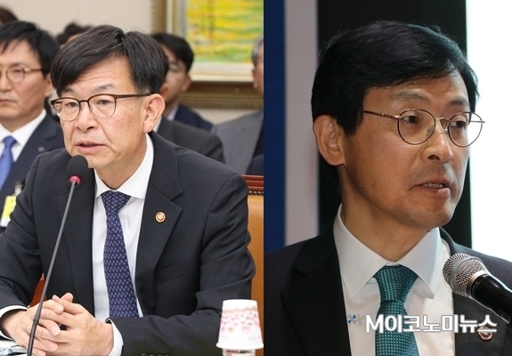 김상조 신임 대통령비서실 정책실장(왼쪽), 이호승 신임 대통령 비서실 경제수석(오른쪽) <사진 : M이코노미DB>