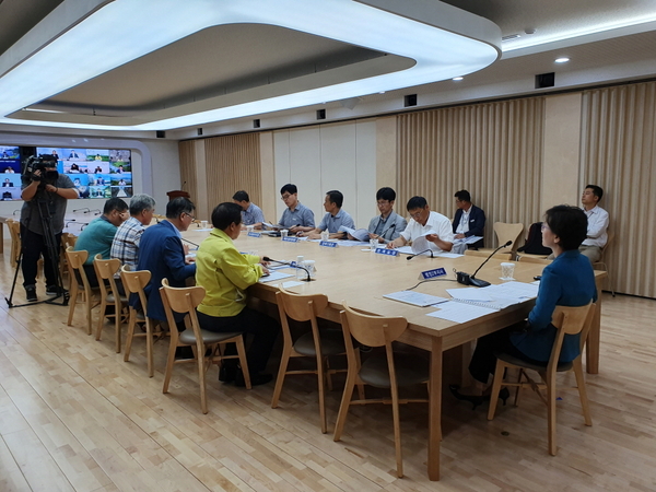 긴급시군부단체장영상회의 <사진 : 경기도 제공>