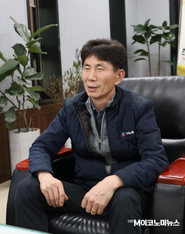 한국노총 시흥지역지부 김진업 의장(서진산업 노동조합 위원장)