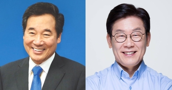 이낙연 더불어민주당 의원(왼쪽)과 이재명 경기도지사(오른쪽) / 이 의원 및 이 지사 페이스북 화면 캡쳐