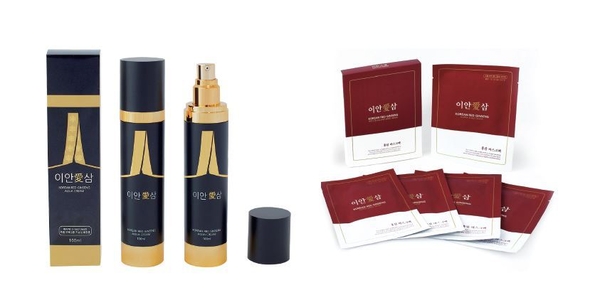 사진/ 홍삼화장품과 홍삼마스크팩 