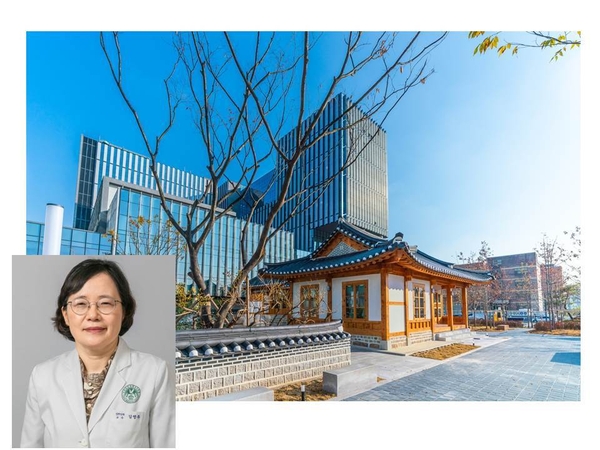 사진설명 / 김영주 초대 관장 / (위) 서울 마곡동 이대서울병원 개원에 맞춰 복원된 보구녀관