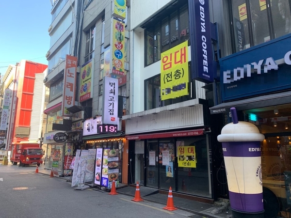 서울 종각 젊음의거리 상가 전경 (사진 : 상가정보연구소).