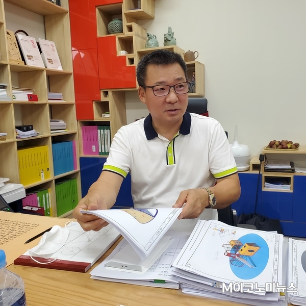 사진/ 표옥근 지에스웹 회장 