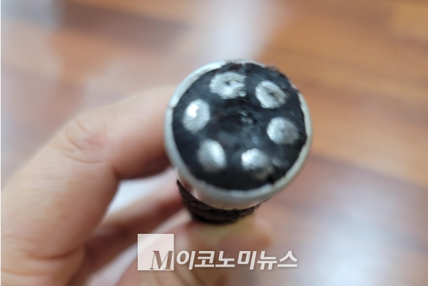 사진/ 지에스웹이 생산해 내는 고강도 케이블선