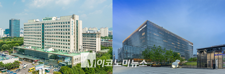 사진/ 이대목동병원(왼쪽)과 이대서울병원(오른쪽)
