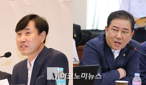 김병기 더불어민주당 의원(오른쪽), 하태경 국민의힘 의원(왼쪽) (사진:M이코노미DB)