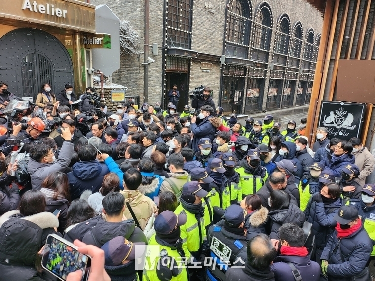 12월 21일 국조특위 첫 현장조사 모습 