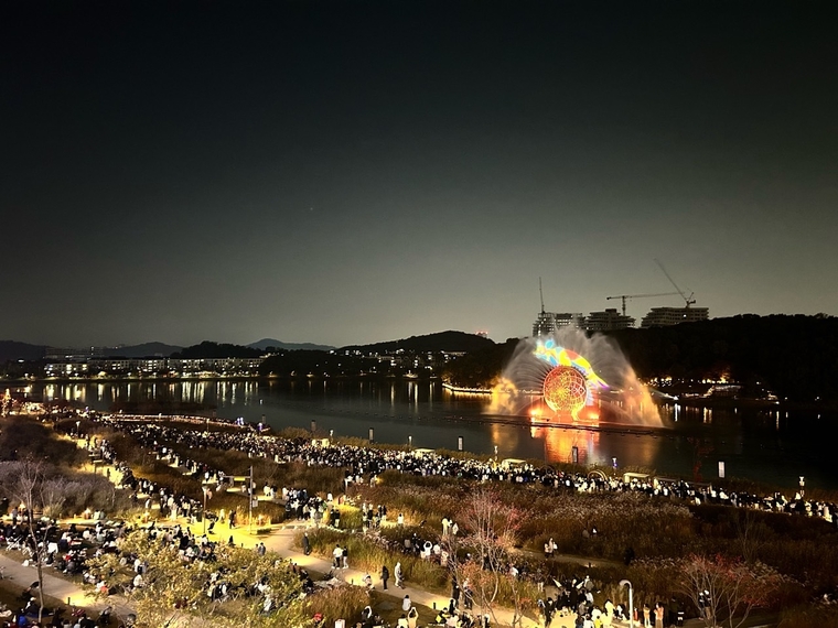 동탄호수공원 루나분수,음악분수 <화성시 제공>