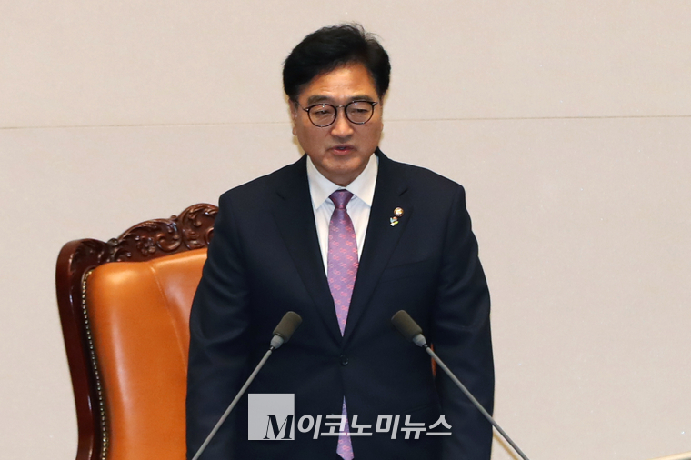 우원식 국회의장. (사진=최동환 기자)