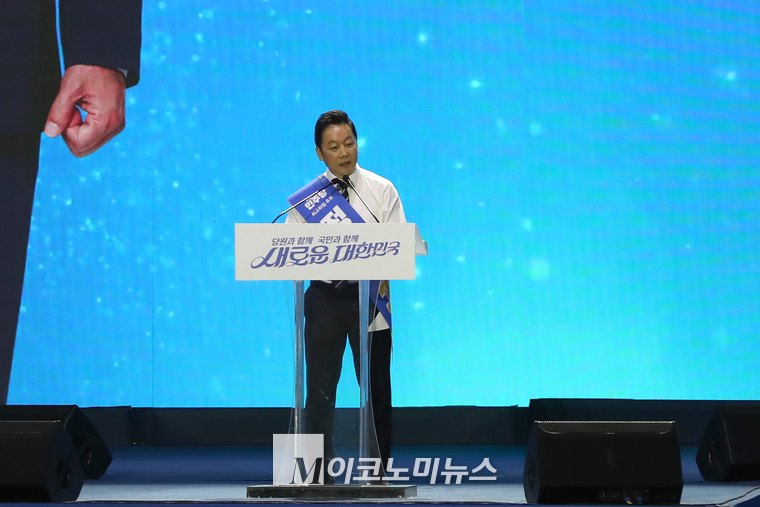 정봉주 후보. (사진=최동환 기자)