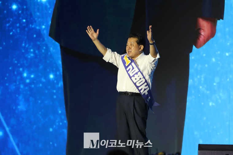 김병주 후보. . (사진=최동환 기자)