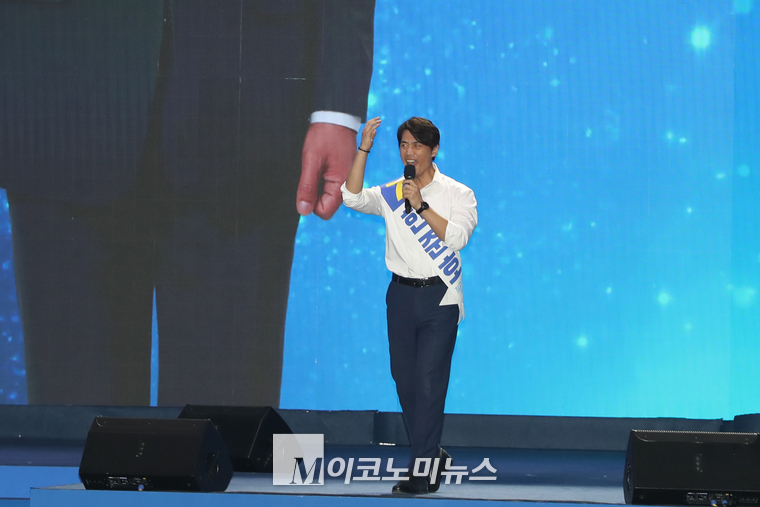 한준호 후보. (사진=최동환 기자)