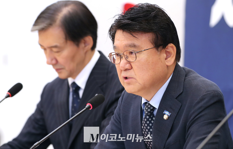 황윤하 조국혁신당 원내대표. (사진=최동환 기자)