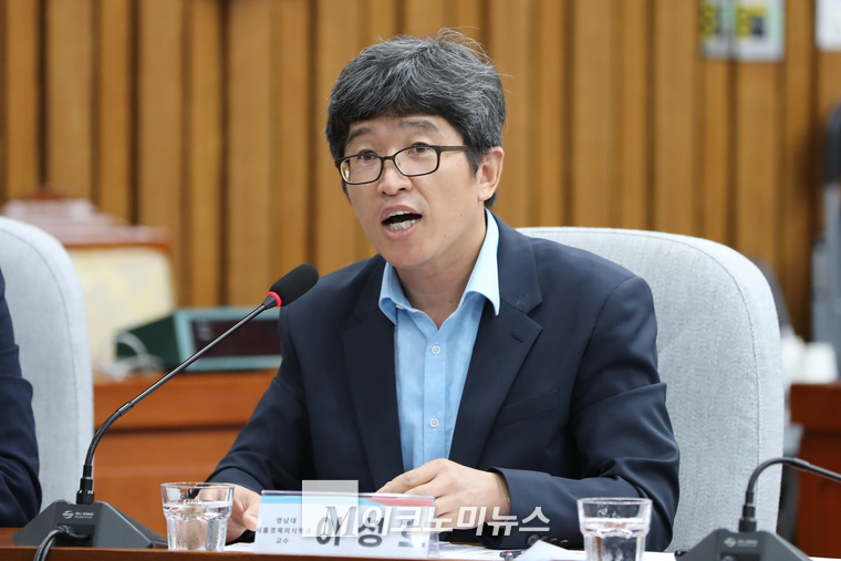이상호 영남대 교수가 주제 발표하고 있다. (사진=최동환 기자)
