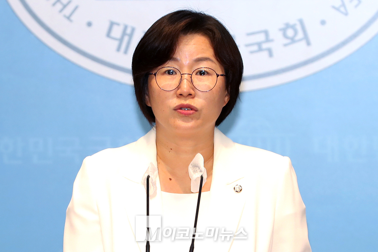정혜경 진보당 원내대변인. (사진=최동환 기자)