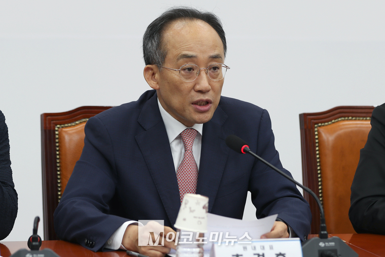 추경호 국민의힘 원내대표. (사진=최동환 기자)