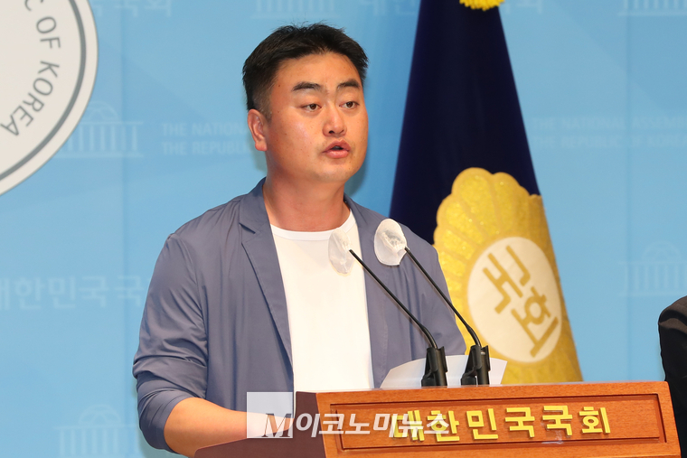 홍성규 진보당 수석대변인. (사진=최동환 기자)