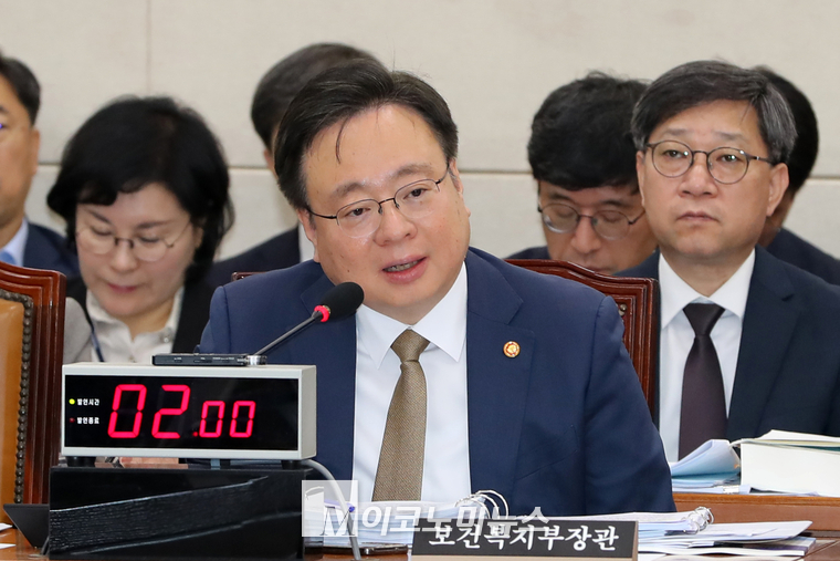 조규홍 보건복지부장관.이 8일 보건복지위 국감에서 발언하고 있다. (사진=최동환 기자)