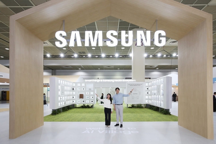 KES 2024(한국전자전)이 열리는 서울 코엑스(COEX)에 위치한 삼성전자관 전경. 사진=삼성전자 제공