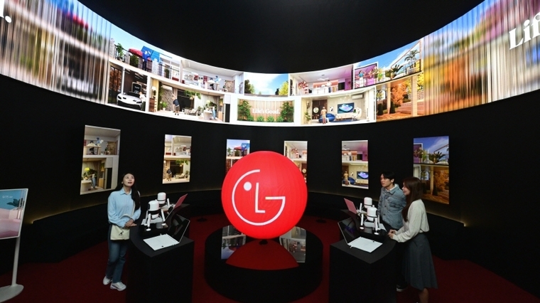 LG전자, 성형 AI 탑재한 허브 ‘씽큐 온’으로 편리해지는 라이프스타일 제시. 사진=LG전자 제공
