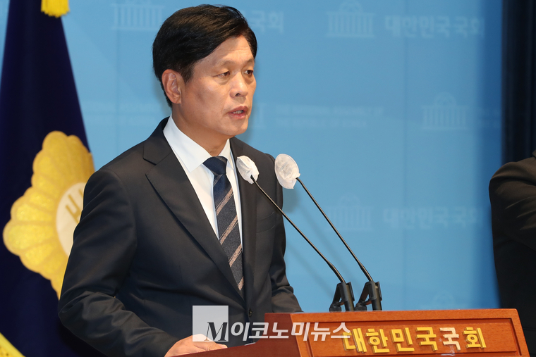 조승래 더불어미주당 수석대변인. (사진=최동환 기자)