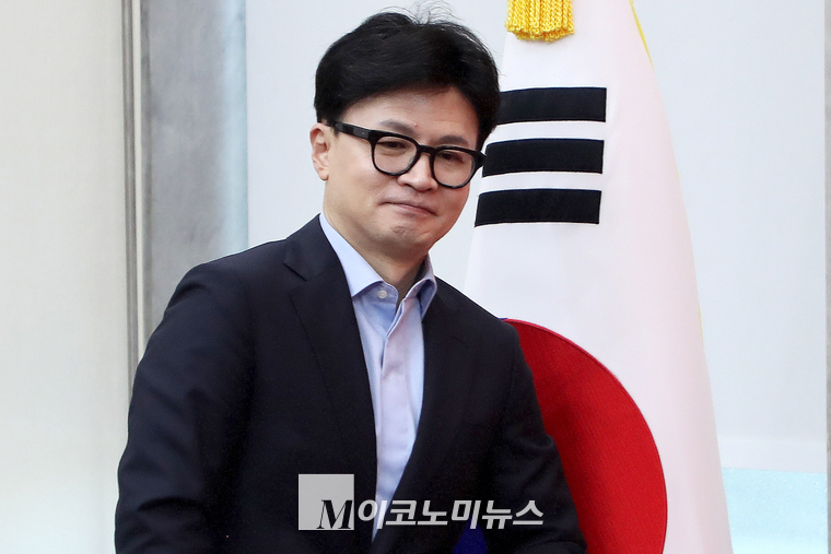 한동훈 국민의힘 대표가 지난 24일 최고위원회의에 참석하고 있다. (사진=최동환 기자)