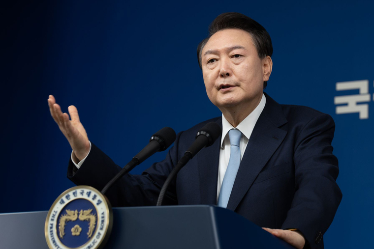지난 8월 29일 윤석열 대통령은 용산 대통령실 브리핑룸에서 국정브리핑 및 기자회견을 열었다.