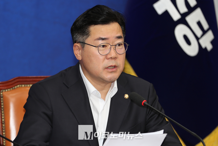 박찬대 더불어민주당 원내대표. (사진=최동환 기자)