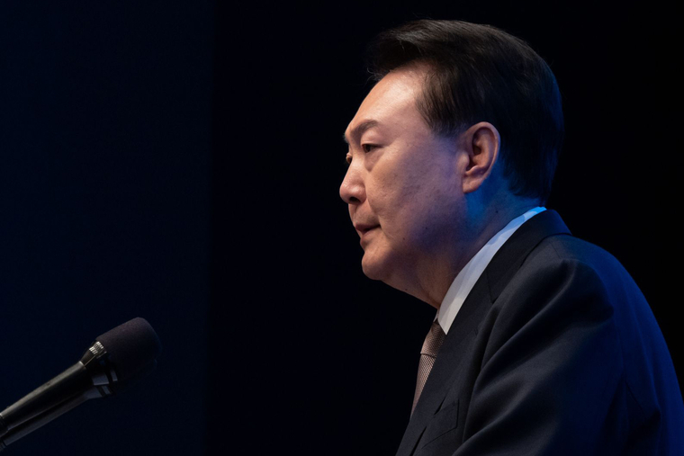 지난 11월 22일 윤석열 대통령은 서울 중구 신라호텔에서 개최된 ‘제56회 대한민국 국가조찬기도회’에 참석했다. (대통령실)