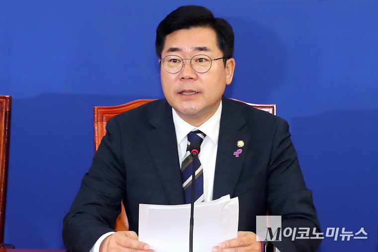 박찬대 더불어민주당 대표. (사진최동환 기자)