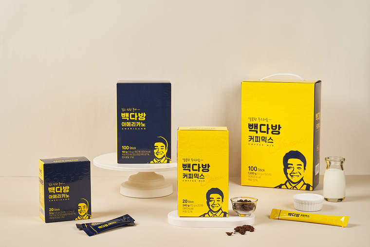 더본코리아 빽다방의 스틱커피 2종. 더본코리아 제공