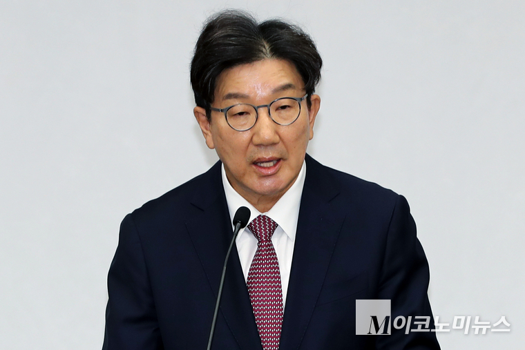 권성동 국민의힘 대표 권한대행 겸 원내대표. (사진=최동환 기자)