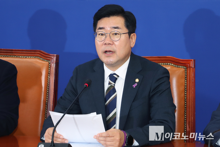박찬대 더불어민주당 원내대표. (사진=최동환 기자)