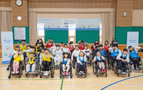 단체 사진. 